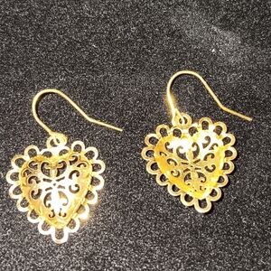 14k Yellow Gold Hearts